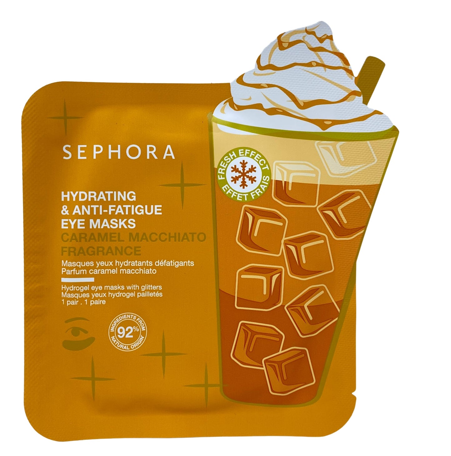 SEPHORA COLLECTION Eye Mask - Caramel Macchiato - 1 Pair Limited Edition Beauty & Personal Care SEPHORA
