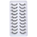 Newcally Lashes Natural Wispy False Eyelashes Cat Eye Lashes Hand-Knotted Soft Light Volume Fake Lashes Multipack Beauty & Personal Care Newcally
