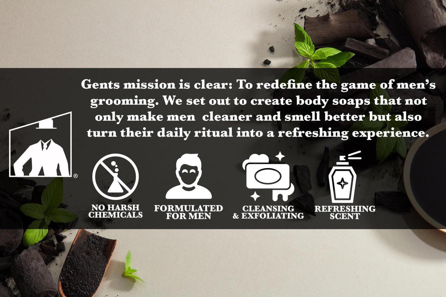 G.B.S Gents Variety Men's Body Soaps - Moisturizing Bar Soap for Men, Smell Fresh and Clean, Washing Hands & Body, All Skin Types for Bath and Shower Beauty & Personal Care G.B.S