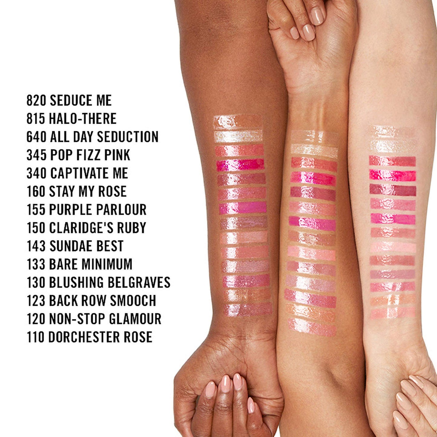 Rimmel Stay Glossy Lip Gloss - Non-Sticky and Lightweight Formula for Lip Color and Shine - 640 All Day Seduction, .18oz Beauty & Personal Care Rimmel