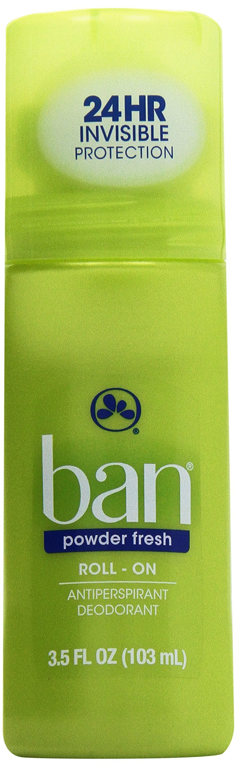 Ban Classic Roll On Shower Fresh Powder Deodorant, 3.5 oz Beauty and Personal Care Ban
