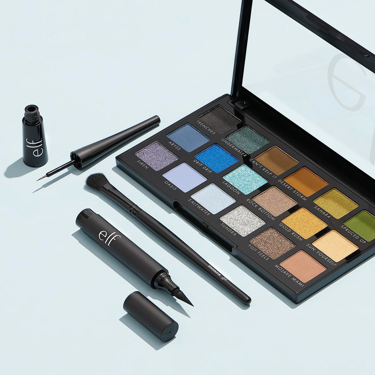 e.l.f. Intense Ink Eyeliner, Enhances The Lash Line With Rich & Long-Lasting Color, Tip For Precise Application, Vegan , Blackest Black Beauty & Personal Care e.l.f.