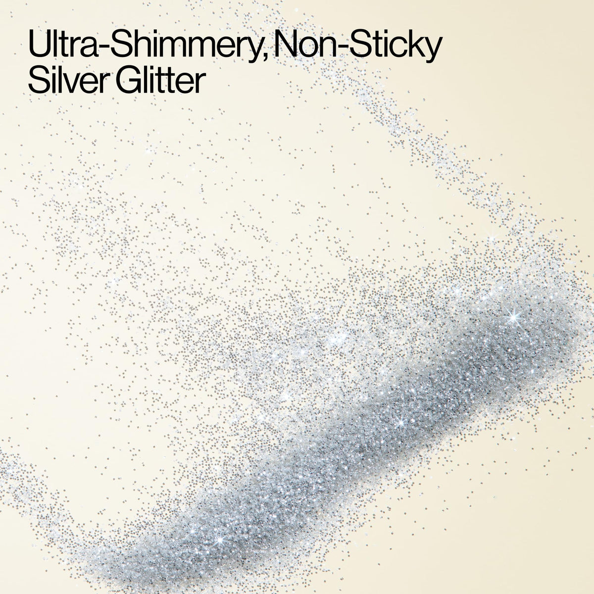 Eva NYC Kweeen Silver Hair and Body Glitter Spray - Our Original Ultra Shimmery Glitter, New Look - Adds Shine + Non-Sticky - Quick Drying Sparkle