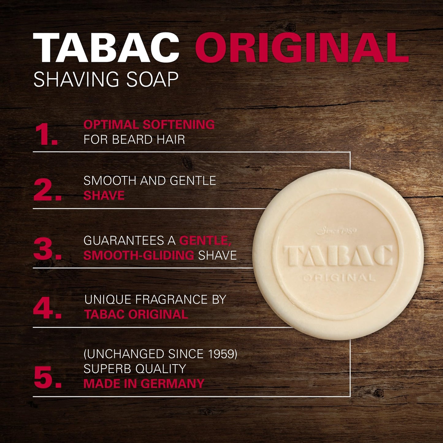 Tabac Original By Maurer & Wirtz For Men Shaving Soap Bowl Refill, 4.4-Ounces Beauty & Personal Care Tabac Original