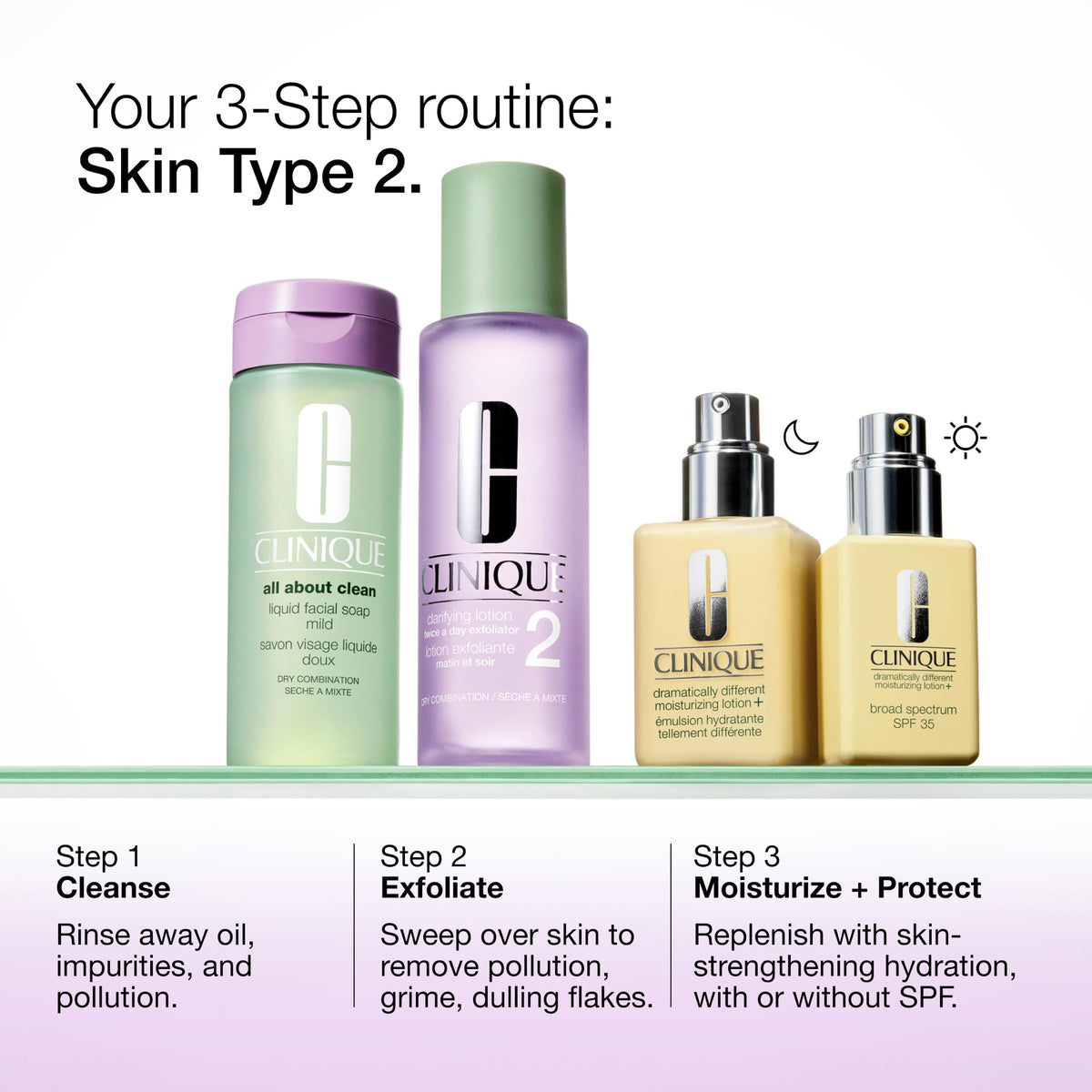 Clinique All About Clean Liquid Facial Soap Mild | Gentle Face Cleanser For Dry Combination Skin | Type 2 Face Wash | Step 1 in 3-Step Skin Care