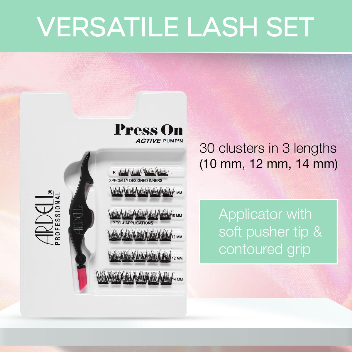 Ardell Active Press On Preglued Underlash Clusters - Pump'n, 1-Pack
