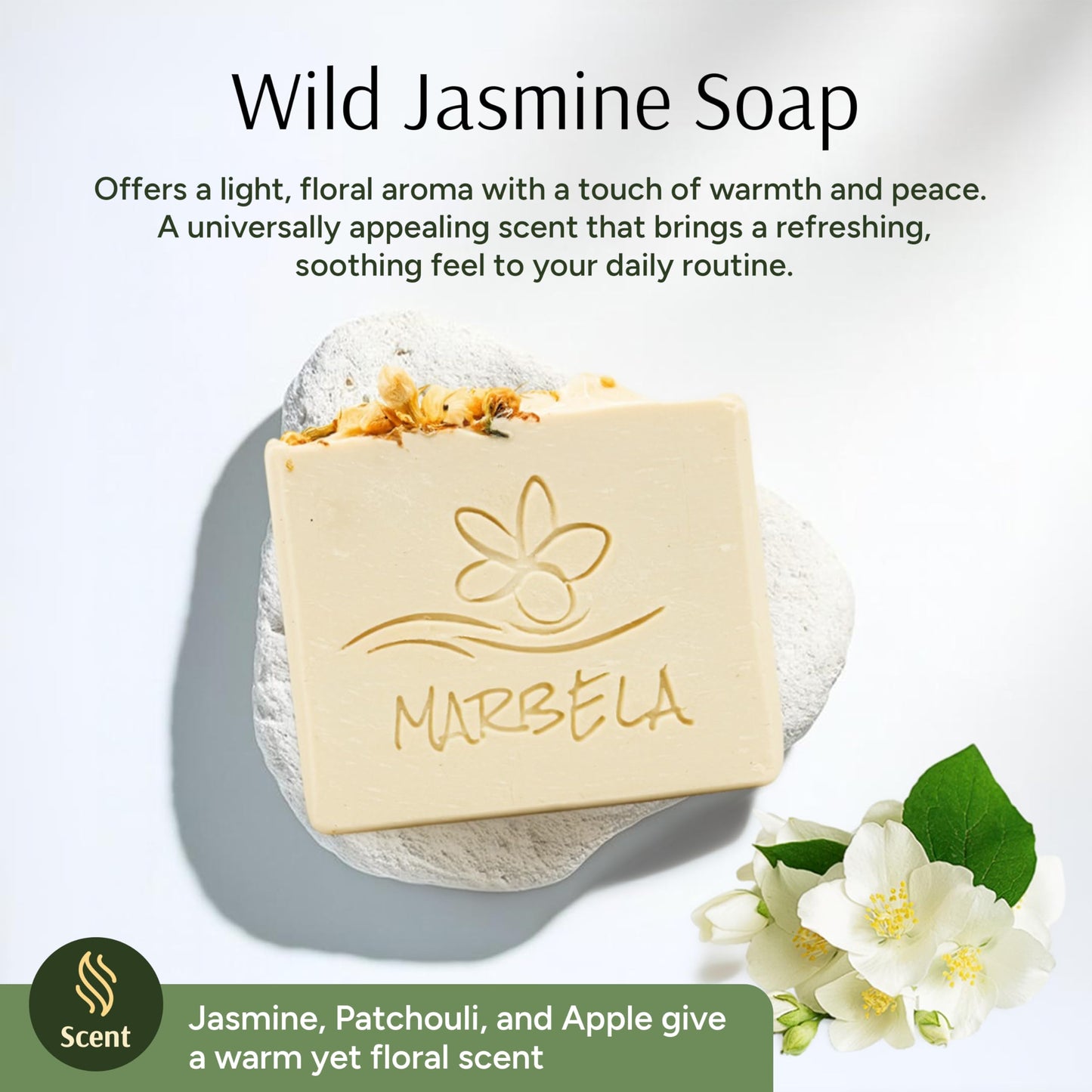 Marbela Cosmetics Handmade Soap Bar - Made in USA, Vegan Friendly, Palm Oil Free, Natural Bar Soap - Gentle Face & Body Soap for Daily Skin Care Beauty & Personal Care Marbela