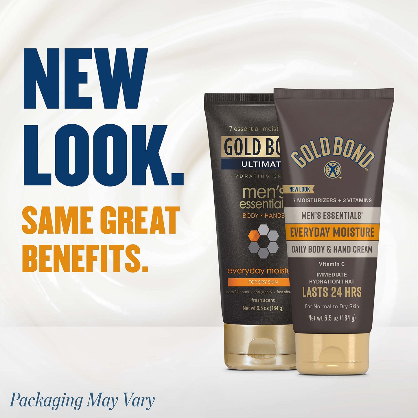 Gold Bond Men's Essentials Everyday Moisture Daily Body & Hand Cream, 6.5 oz., With Vitamin C Beauty & Personal Care Gold Bond