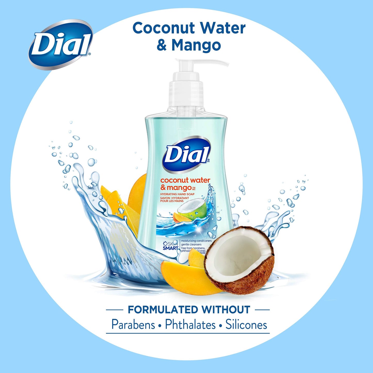 Dial Liquid Hand Soap, Coconut Water & Mango,7.5oz (Pack of 12) Beauty & Personal Care Dial
