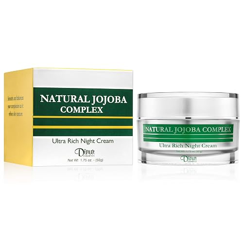 Dinur Cosmetics Natural Jojoba Complex Ultra Rich Night Cream Ultra Hydrating Moisturizer for Flakiness Dryness 1.75 oz/50 g Beauty & Personal Care Dinur Cosmetics