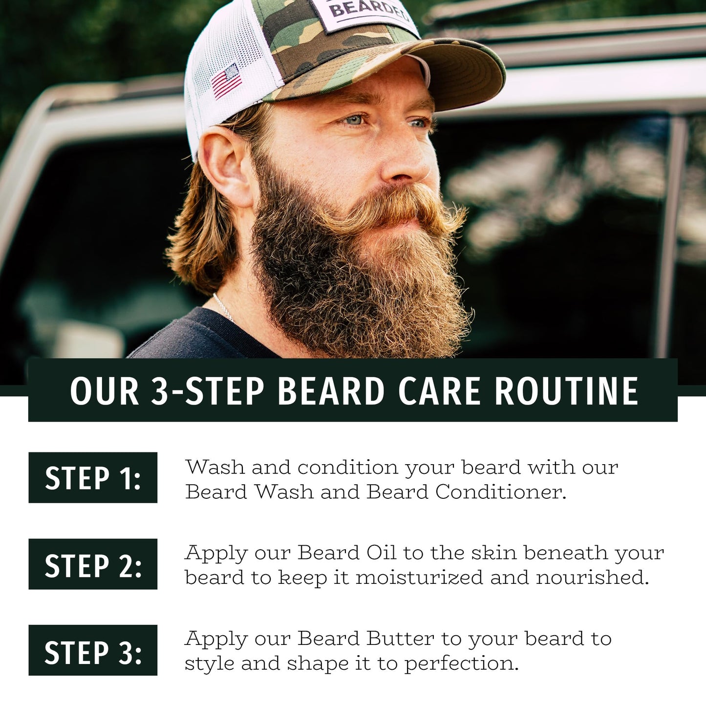 Live Bearded Beard Oil, 1 fl oz - Premium All-Natural Jojoba - Made in the USA - Hair and Skin Care for Men with Dry, Flaky Patches | American Scent Beauty & Personal Care Live Bearded