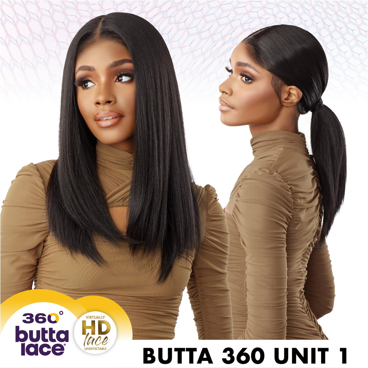 Sensationnel Butta 360 LaceWig-Unit 1, BABYLIGHTSCARAMEL