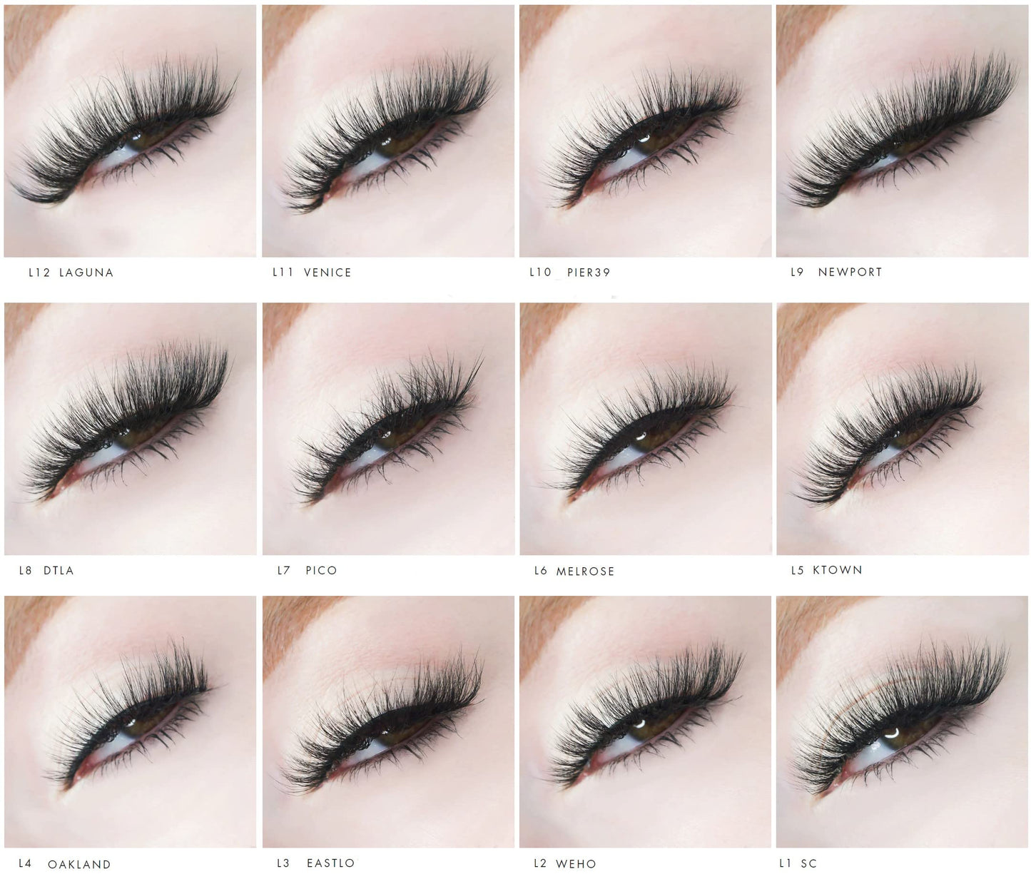 KARA BEAUTY Style L8 Hellalashes 8D Faux Mink Lashes Lightweight Synthetic Fiber in 8 Dimensional Layers DTLA - Super Playful, Dramatic Curl, 1 Pair Beauty & Personal Care Kara Beauty