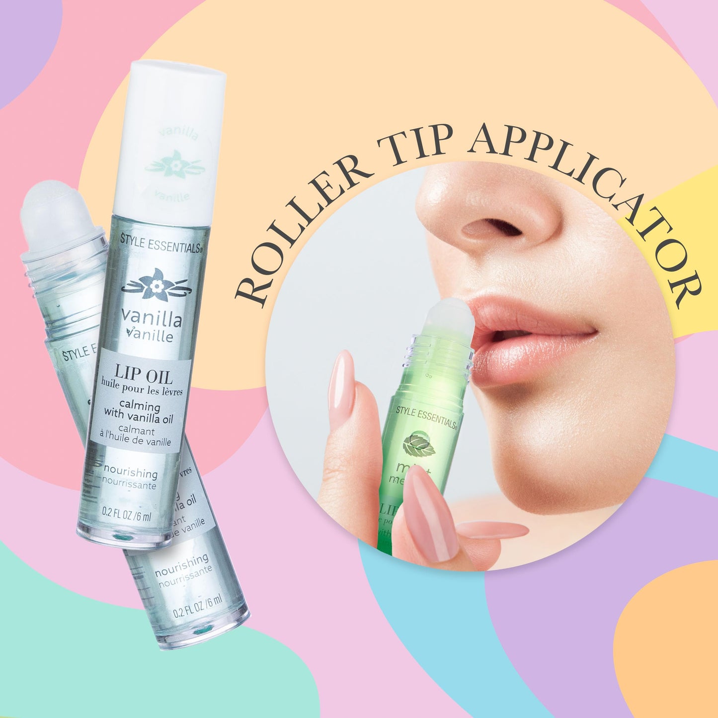 EXPRESSIONS 7pc Lip Oil Collection with Essential Oils - Hydrating Roll On Lip Oils Infused w/Natural Healing Essential Oils - Rollerball Lip Oils Beauty & Personal Care EXPRESSIONS