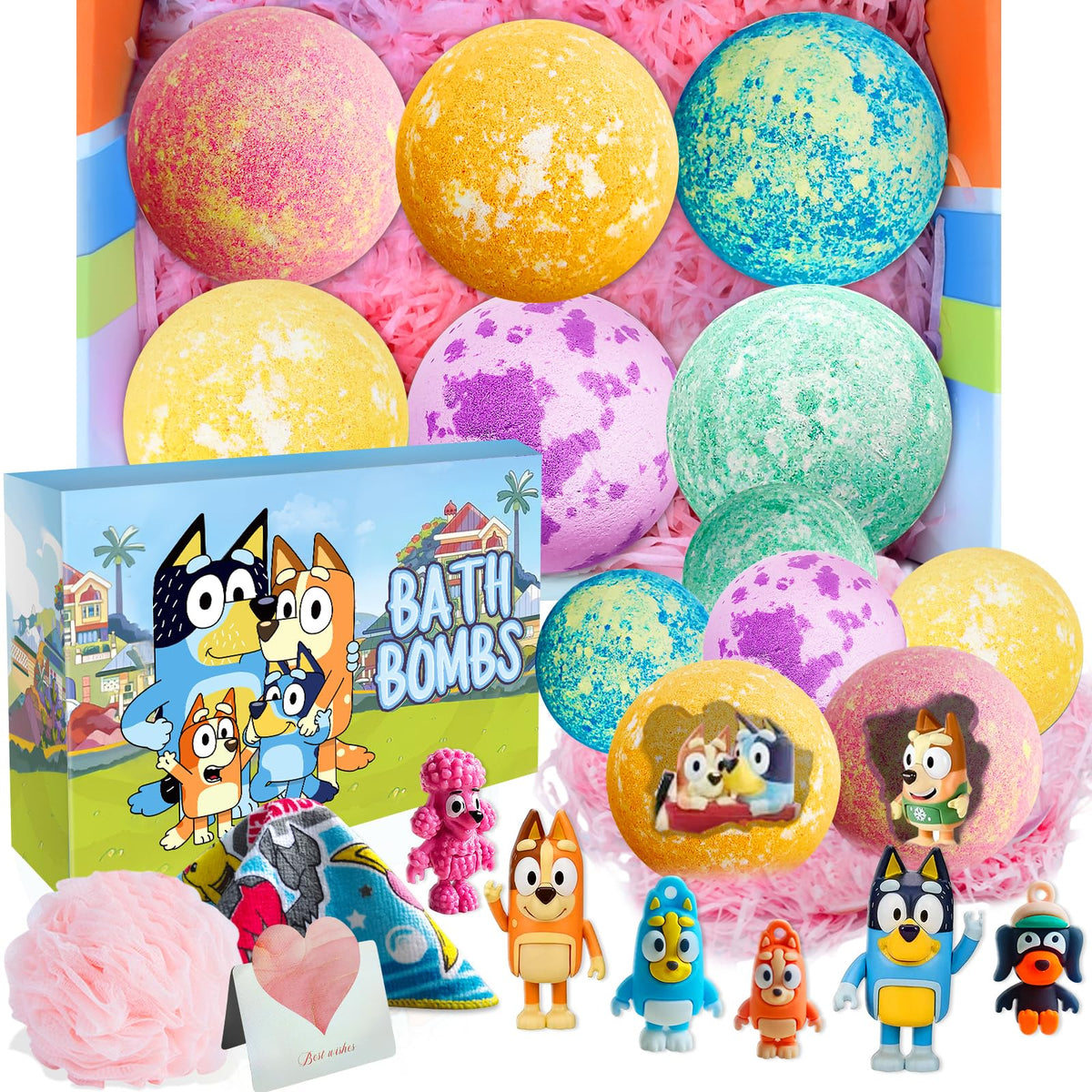 Bath Bombs for Kids: XXL Bath Bombs with Surprise Inside, Organic Bath Bombs Rich in Natural Essential Oils, Kids Bath Bombs Gift Set for Dry Skin… Beauty & Personal Care POPBATH