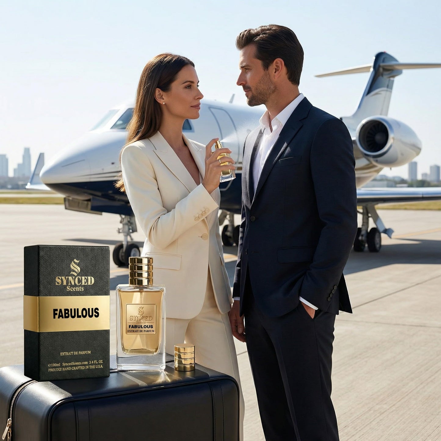 SYNCED Scents FABULOUS Inspired by F. Fabulous Perfume for Men and Women - Long Lasting Leather Woody Fragrance - Intense Bold Warm Spicy Lavender Beauty & Personal Care SYNCED Scents