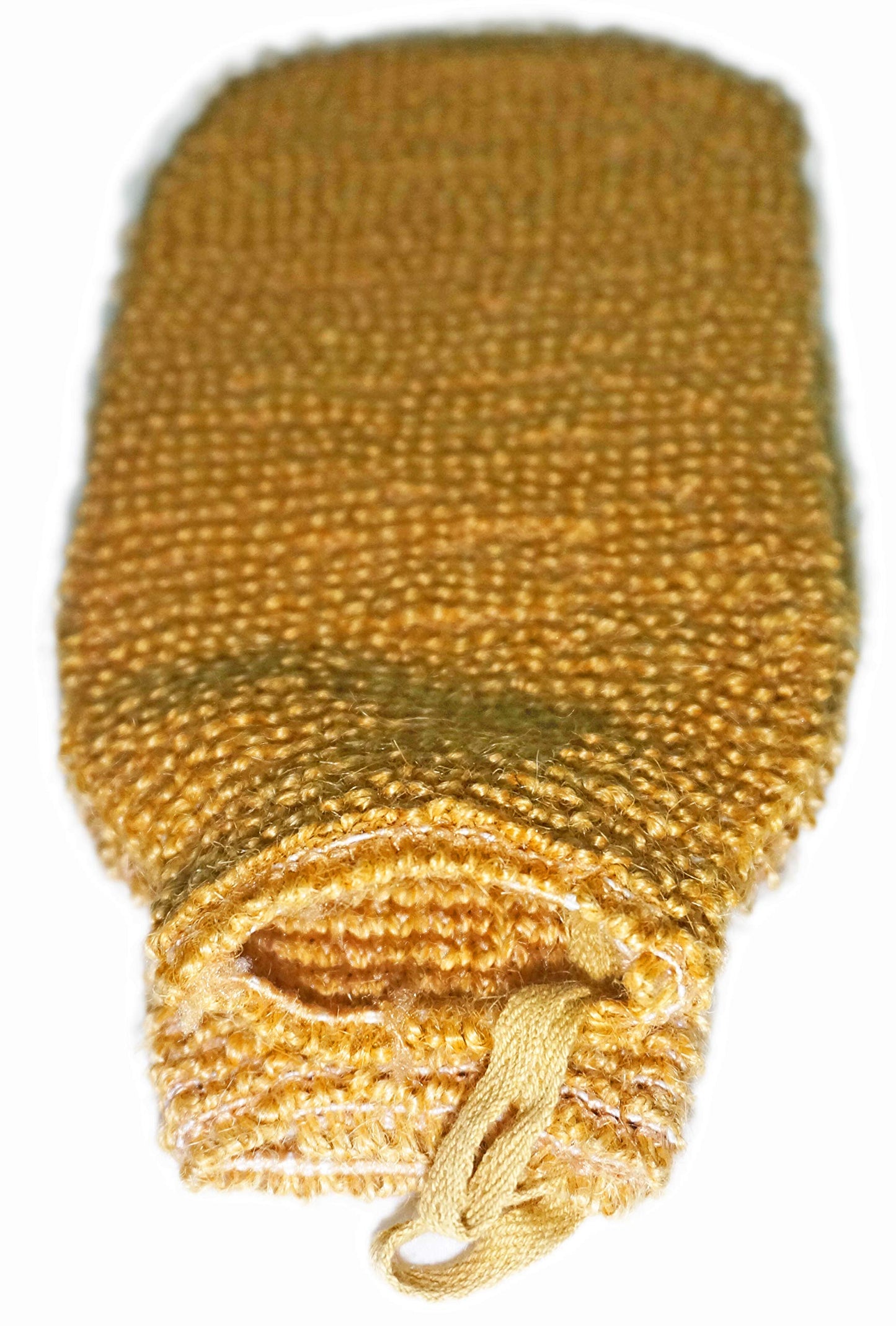 2 Pack (5.1×9.0 inches) Natural Vegetable Fiber Exfoliating Sisal Bath Spa Shower Scrubber Loofah Rub Glove Mitt Mitten - Great for Your Skin Care Beauty & Personal Care JINS-Hung