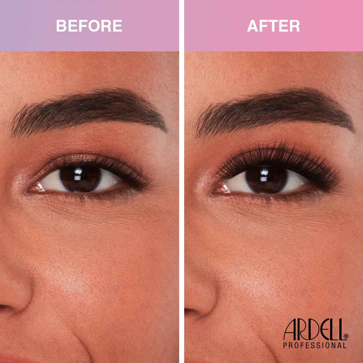 Ardell Press On Lashes Faux Mink Natural - Pre-Glued Underlash Extensions, DIY Lash Clusters, No Glue Needed Cluster Eyelash Extensions, 100 ct