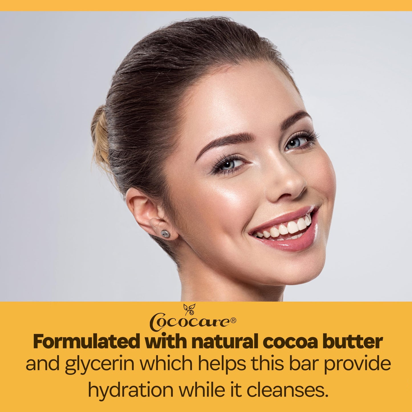 Cococare Cocoa Butter Complexion Bar Soap 4 Ounce - Gentle Cleansing & Hydrating Bar Soap Beauty & Personal Care COCOCARE