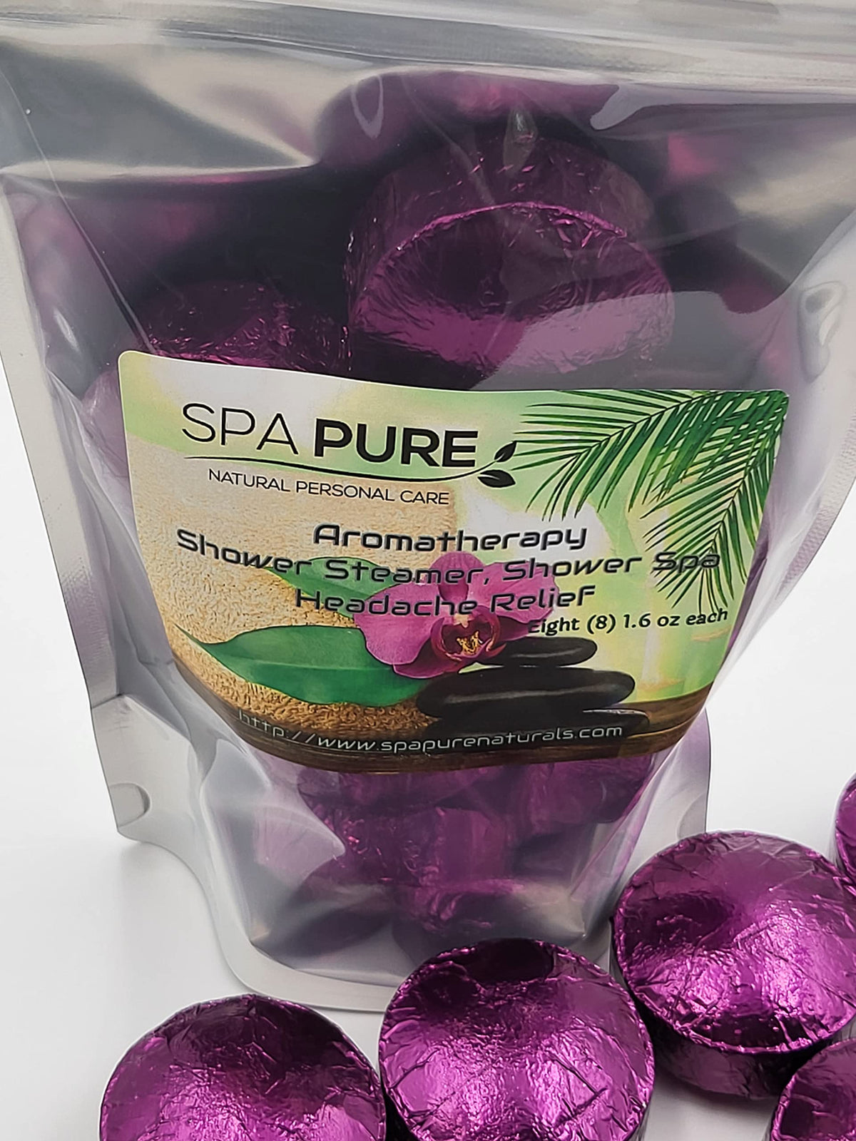 Spa Pure Eucalyptus & Lavender Aromatherapy: Shower Bombs USA Made with 100% Natural/Organic Essential Oils - Transform Your Shower (8 Count) Pack… Beauty & Personal Care Spa Pure