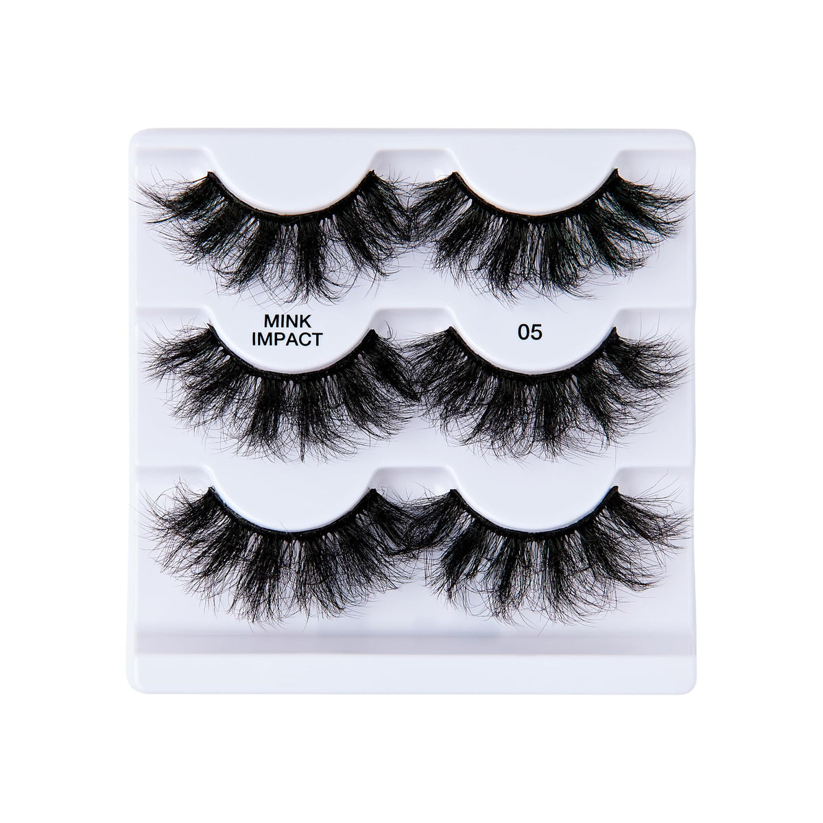 I-Envy 3-in-1 MinkImpact Multipack, 100% 3D Mink-Like Vegan Lashes, Soft, Natural, Fluffy & Lush, Clear Undetectable Band, Lightweight & Comfortable
