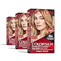 Revlon Colorsilk Beautiful Color Permanent Hair Color, (OLD VERSION) 71 Golden Blonde (Pack of 3) Beauty & Personal Care REVLON