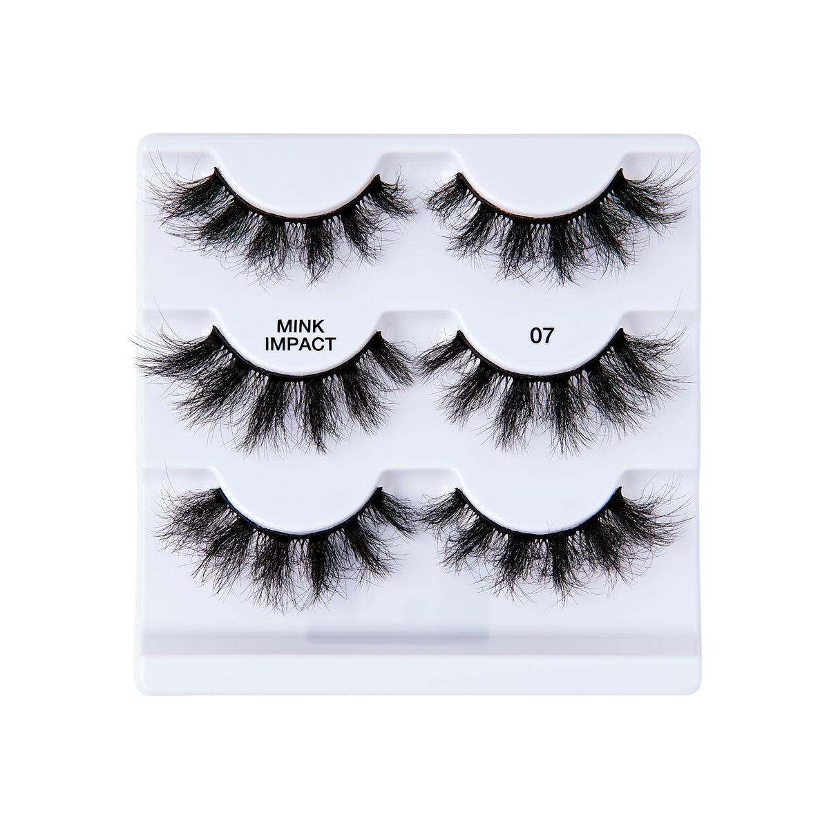I-Envy 3-in-1 MinkImpact Multipack, 100% 3D Mink-Like Vegan Lashes, Soft, Natural, Fluffy & Lush, Clear Undetectable Band, Lightweight & Comfortable