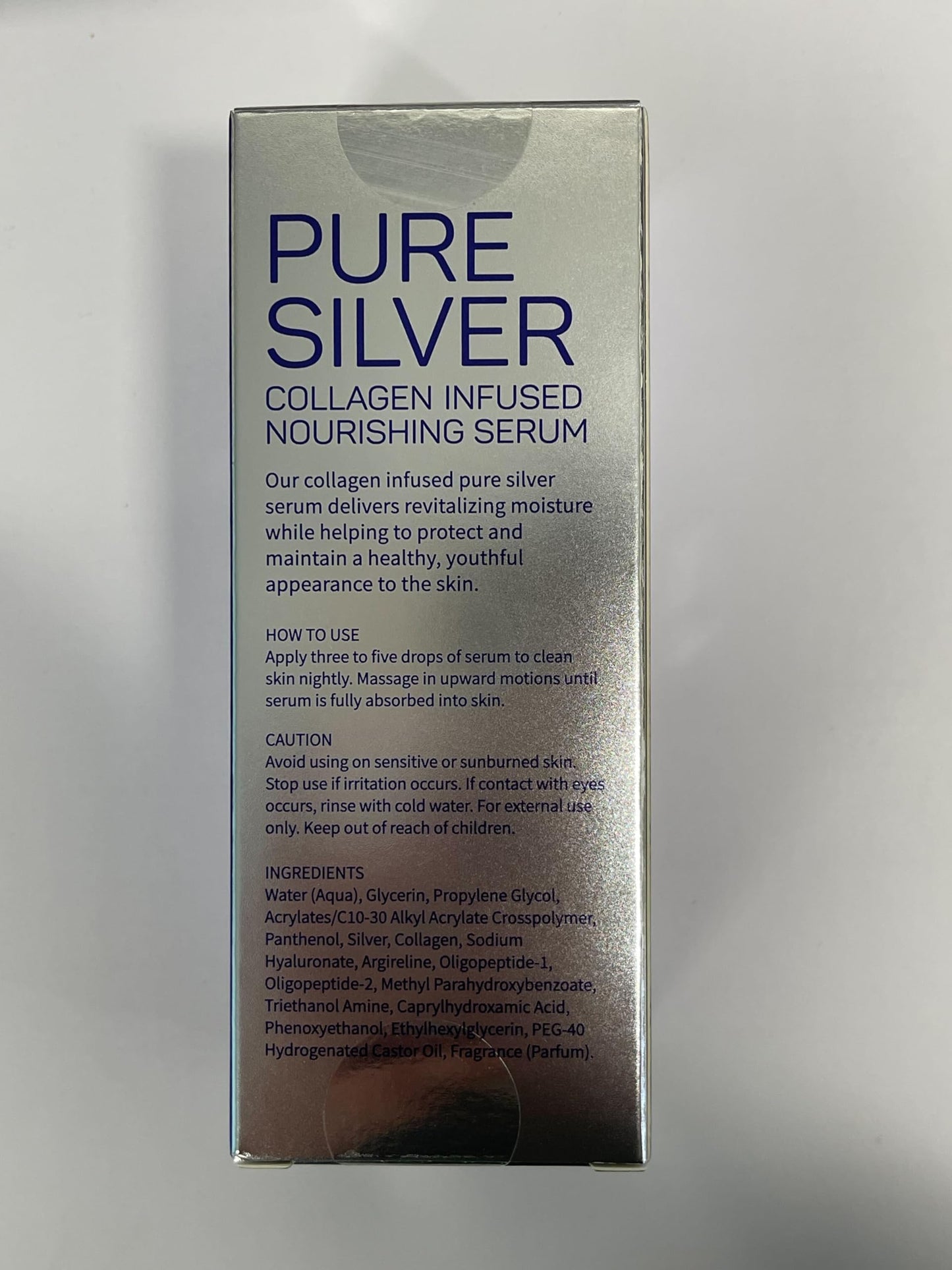 Spa Life Face Serum: Nourishing Gold & Silver Serums (Nourishing Silver & Collagen) 110 ml (3.7 Fl. Oz.) - Boosts Firmness, Hydration, and Radiance Beauty & Personal Care SpaLife