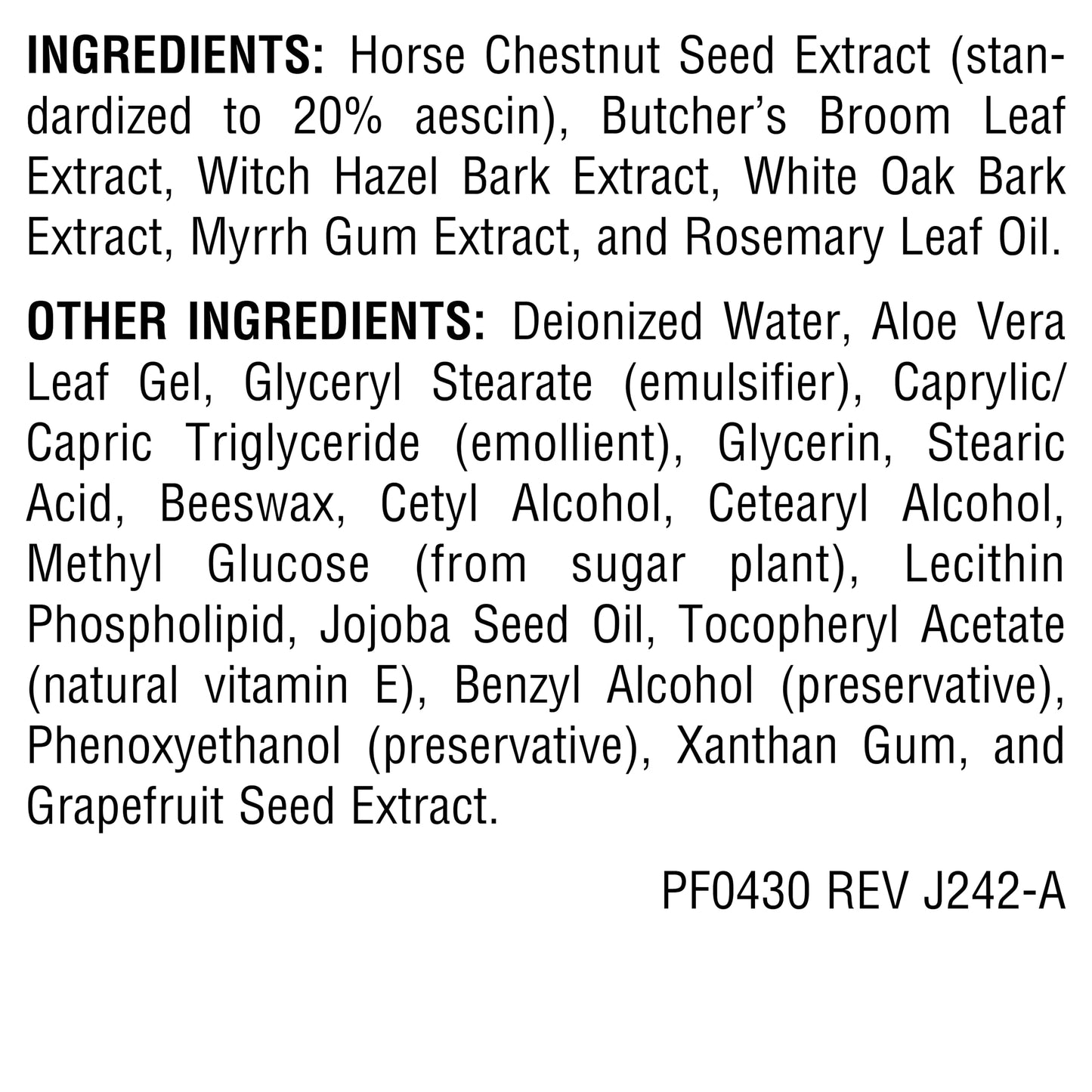 Planetary Herbals Horse Chestnut Cream - Tonifier for Tissues and Vein Appearance - 2 oz Beauty & Personal Care Planetary Herbals
