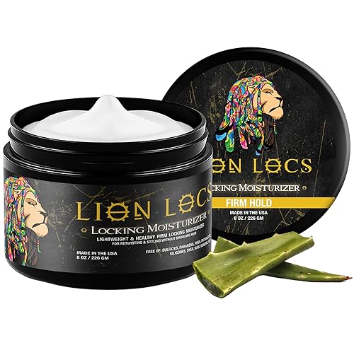 Lion Locs Hair Locking Dreads Moisturizer for Dreadlocks, Locks, Microlocs, Interlocks, Braidlocks, Braids, Fauxlocs, Twistlocks, or Sisterlocks (8oz) Beauty & Personal Care Beard Gains
