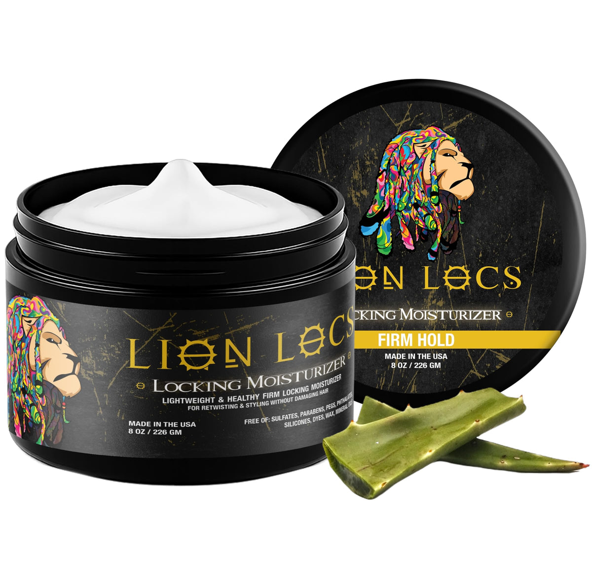 Lion Locs Hair Locking Dreads Moisturizer for Dreadlocks, Locks, Microlocs, Interlocks, Braidlocks, Braids, Fauxlocs, Twistlocks, or Sisterlocks (8oz) Beauty & Personal Care Beard Gains