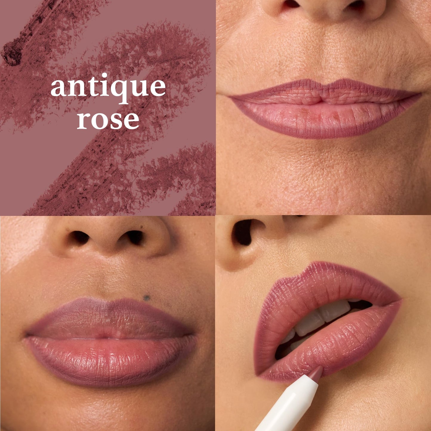 Julep With a Trace Retractable Creamy Long-Lasting Lip Liner, Antique Rose Beauty & Personal Care Julep