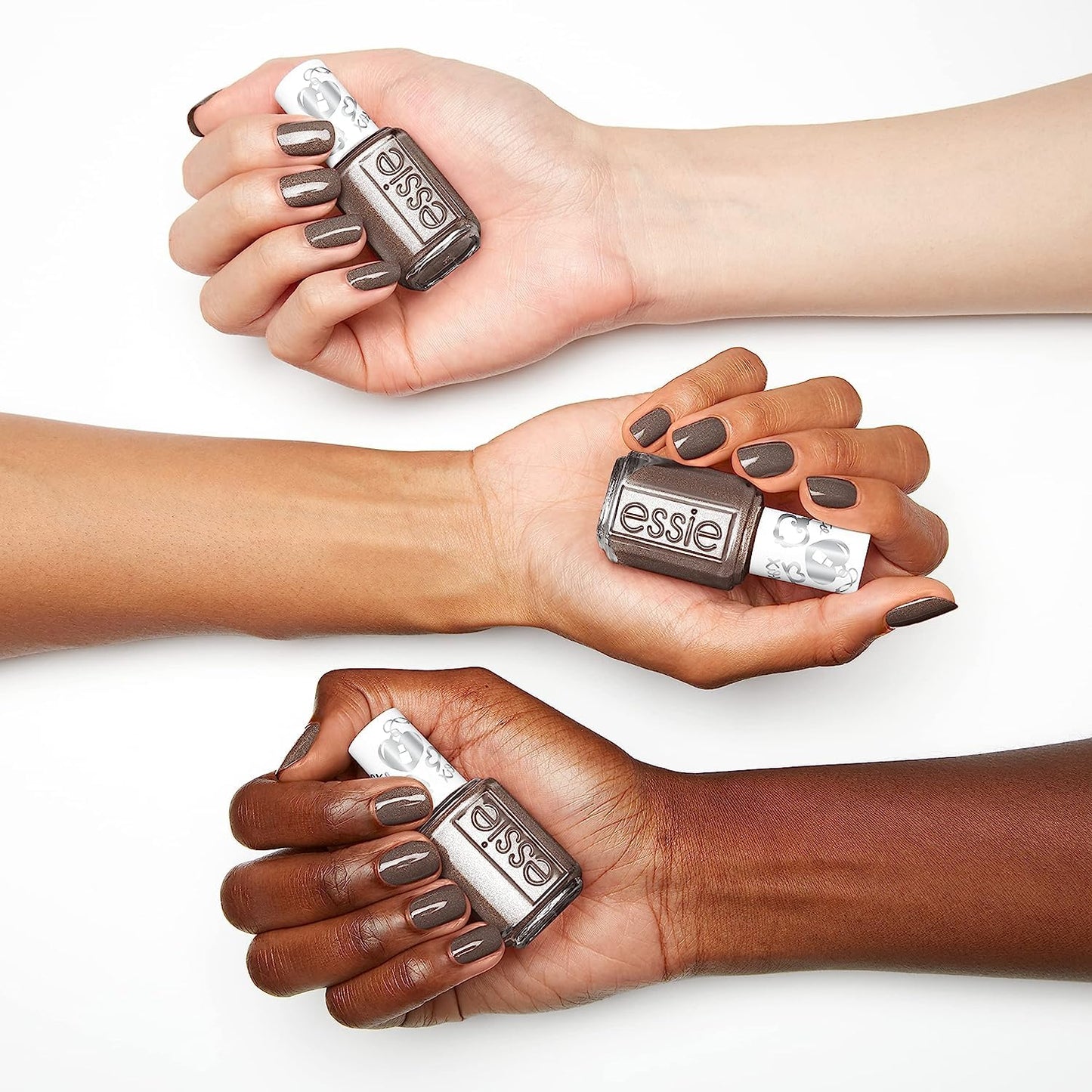 essie Vegan Nail Polish, Limited Edition Valentine's Day 2022 Collection, Silver, Under Locket & Key, 0.46 Ounce Beauty & Personal Care essie