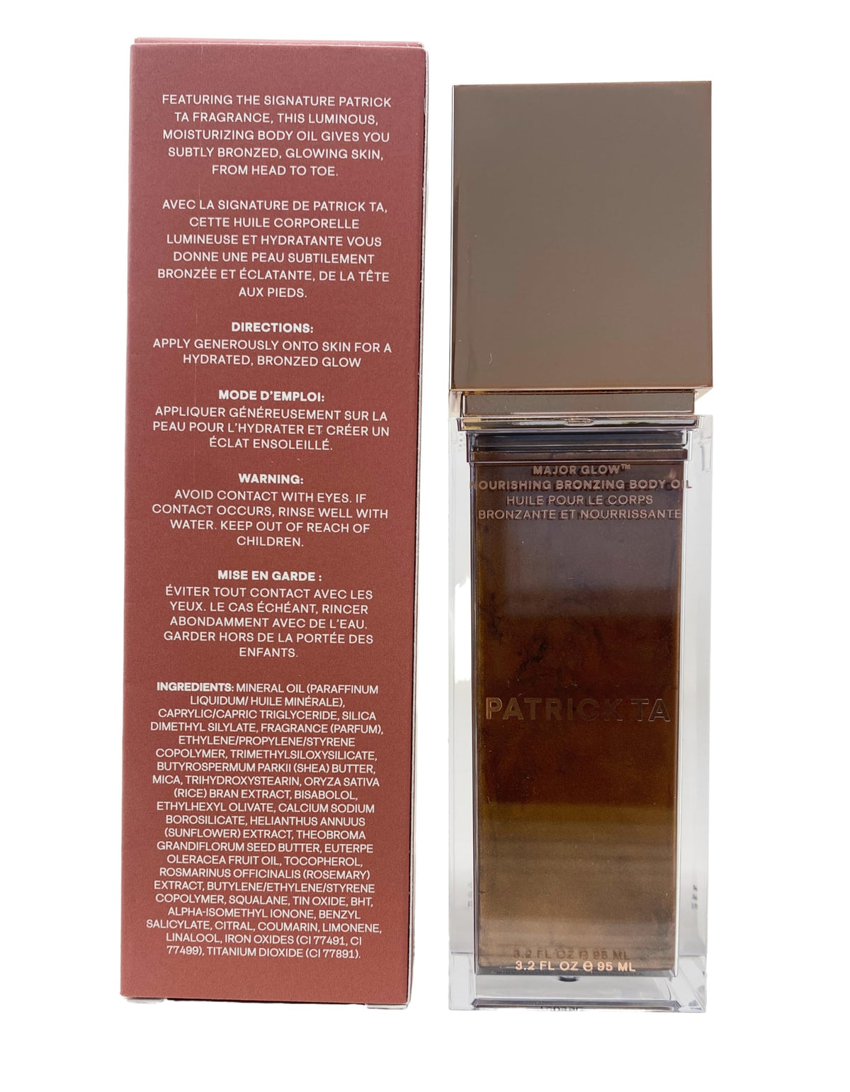 Patrick Ta Major Glow Nourishing Bronzing Body Oil (3.2 Fl Oz / 95 mL)