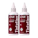 Red by Kiss Tintation Semi-Permanent Hair Color, Aloe Vera Water Based, Argan Oil, Olive Oil, Collagen & Keratin, Long-Lasting Color Dye (Red Velvet Beauty & Personal Care Red by Kiss