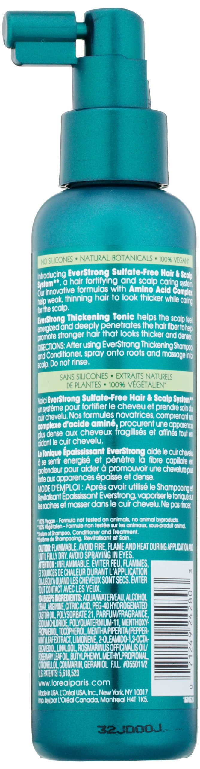 L'Oreal Everstrong Thickening Tonic, 5.1 Fluid Ounce Beauty & Personal Care L'Oreal Paris