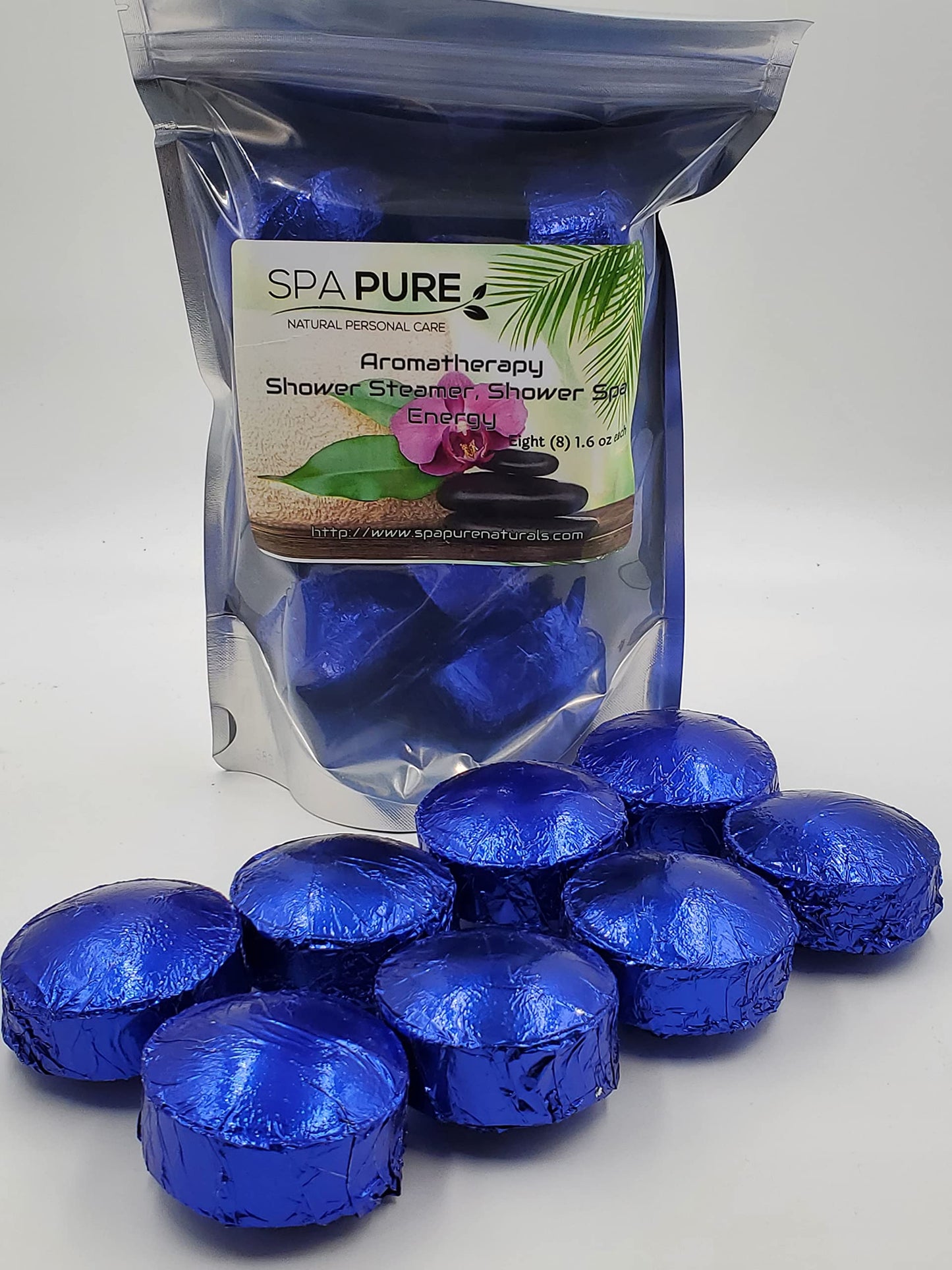 Spa Pure Energy Aromatherapy Shower: Tablets/Steamers/Bombs Made With 100% Natural/Organic Essential Oils - Transform Your Shower - Transform Your… Beauty & Personal Care Spa Pure