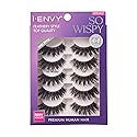 i-ENVY 5 Pairs So Wispy False Lashes, Premium Quality 100% Human Hair, Fluffy Feathered Eyelashes With Volume & Curl, Natural Look, Lightweight Beauty & Personal Care i•ENVY