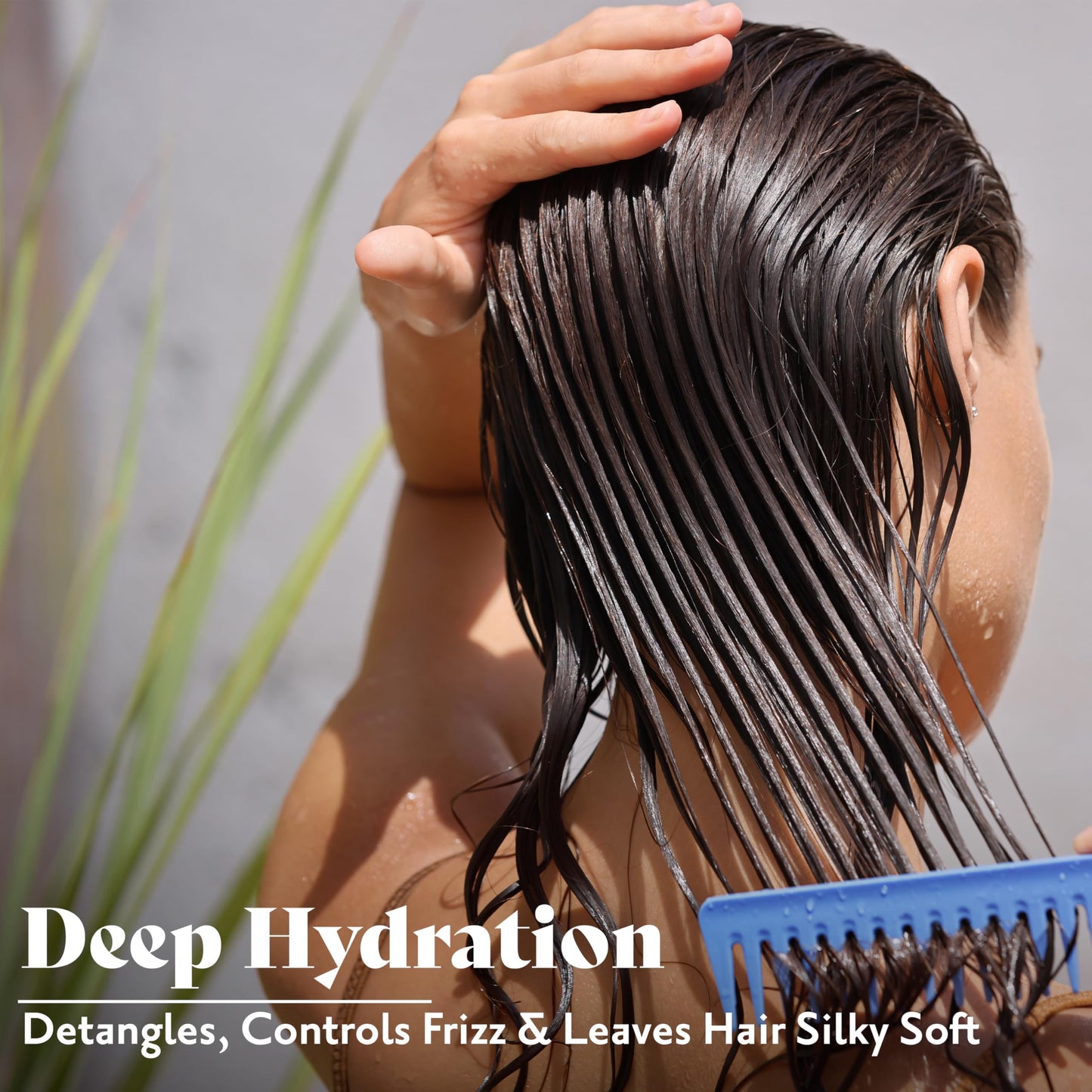 Herbatint Hydrate Conditioner - Deep Hydration & Protection - Detangles, Controls Frizz & Leaves Hair Silky Soft - Free of Sulfates & Parabens Beauty & Personal Care Herbatint