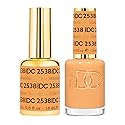 DND DC Gel Polish Set, Free Spirit Collection, UV/LED Gel Polish and Air Dry Nail Lacquer, Matching Chip-Free Polish Duo, 2538 Mandarin Glow, 0.5 Fl Beauty & Personal Care DAISY DND