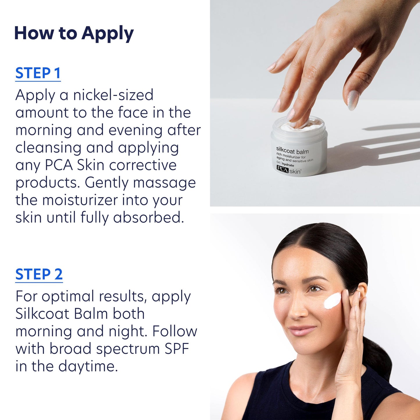 PCA SKIN Silkcoat Moisturizer Face Cream, Anti Aging Face Moisturizer for Dry Skin, Use Day or Night, 1.7 fl oz Jar Beauty & Personal Care PCA SKIN