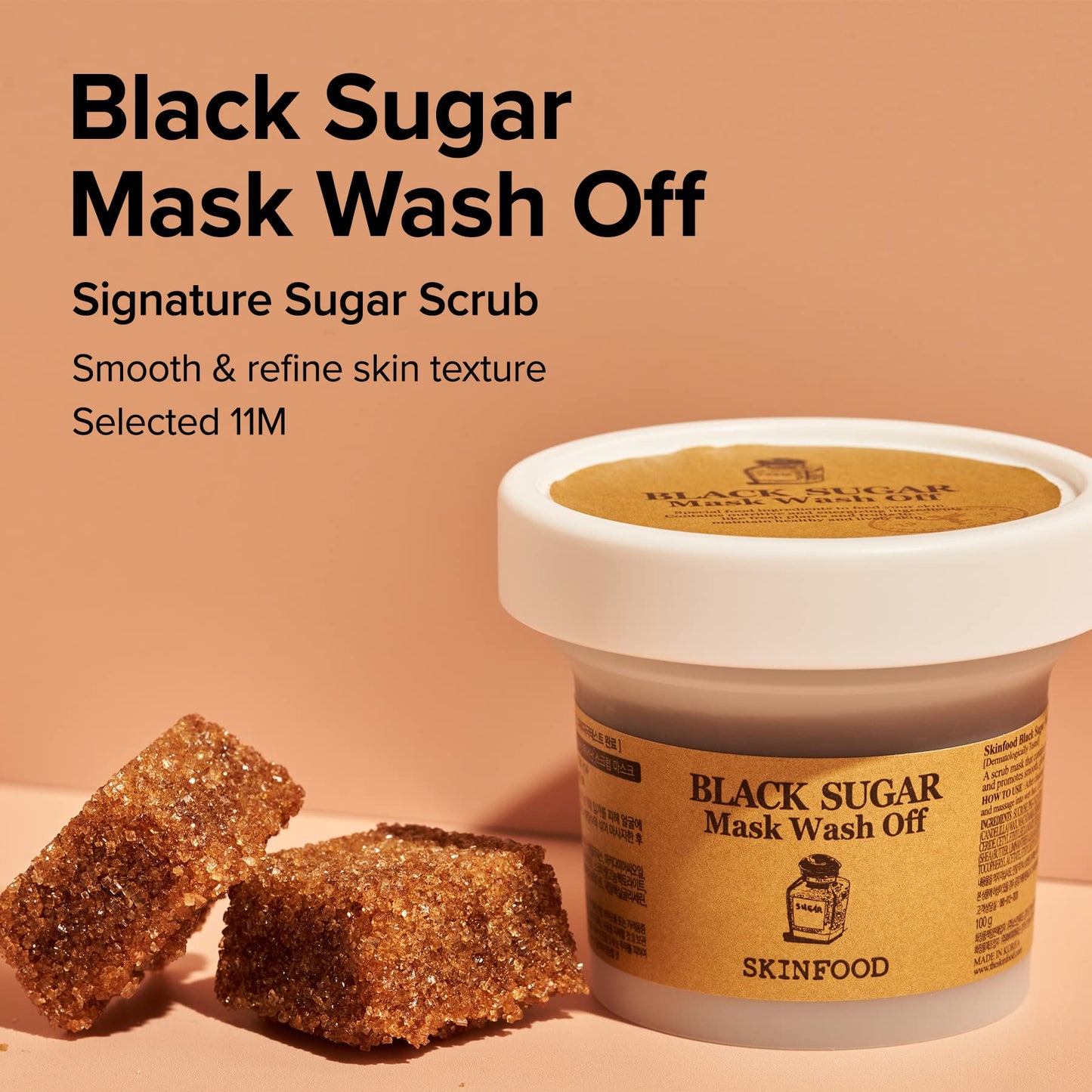 Skinfood Black Sugar Mask Wash Off Exfoliator, 3.53 Ounce Beauty & Personal Care SKINFOOD 1957