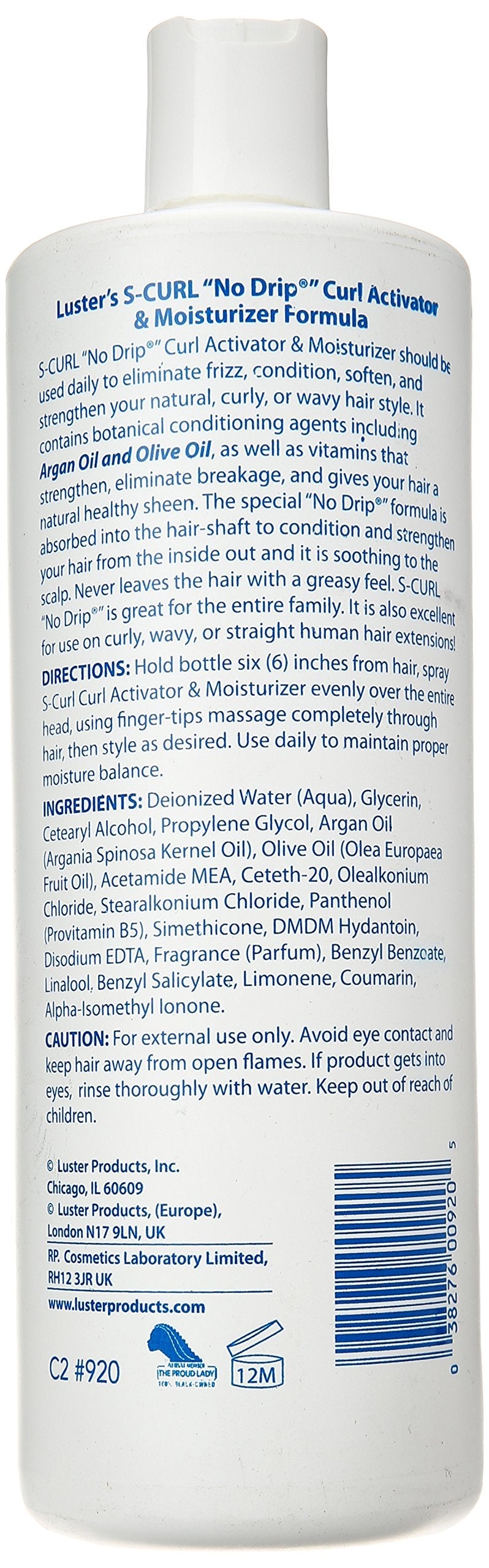 Luster's Right On Curl, 32 Ounce Beauty & Personal Care Lusters