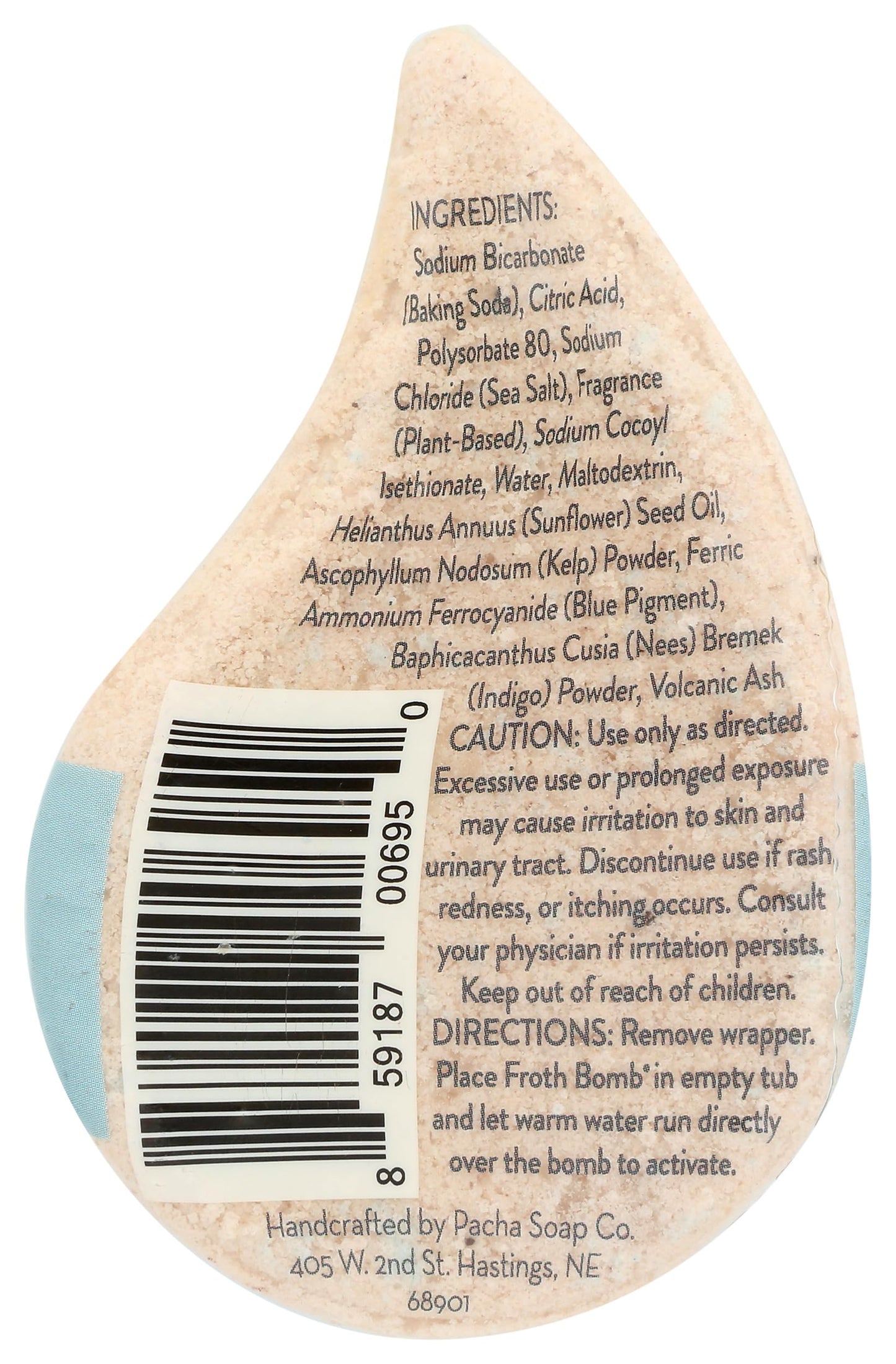 Pacha Soap Sand And Sea Froth Bomb, 4.5 Oz Beauty & Personal Care Pacha Soap Co