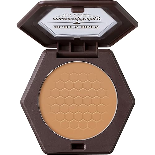 Burt's Bees Makeup, Lightweight Powder Foundation, 100% Natural, Almond, 0.3 Ounce Beauty & Personal Care Burt's Bees
