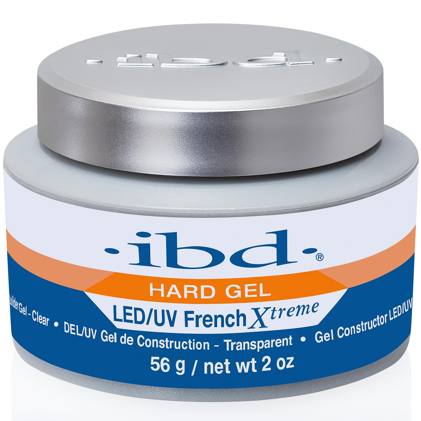 ibd Hard Gel for Nails - LED/UV French Xtreme Clear Builder Gel, Ideal for Nail Extensions, 2 oz Beauty & Personal Care IBD