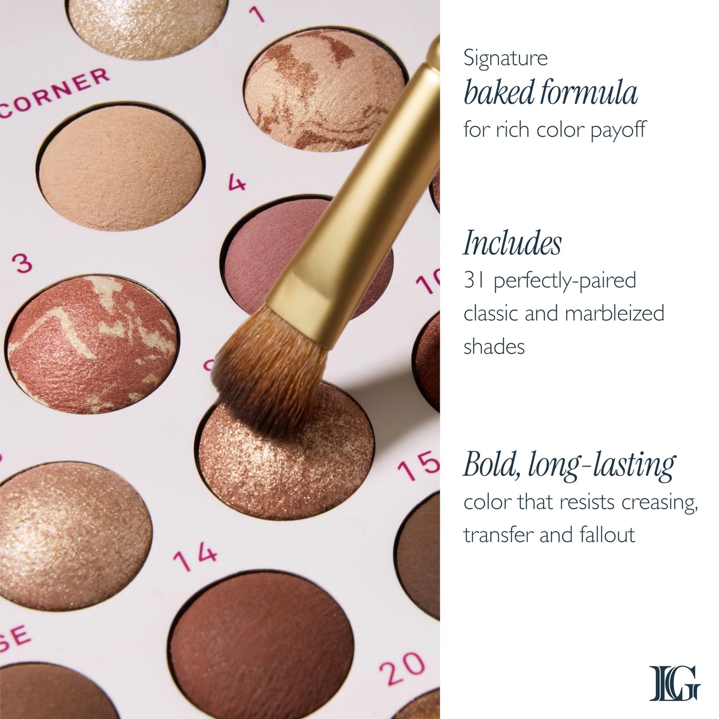 LAURA GELLER NEW YORK The Ultimate Palette Minimalism Maximized | Includes 31 Baked Eyeshadows in Classic and Marble with Matte & Shimmer Finishes Beauty & Personal Care LAURA GELLER NEW YORK