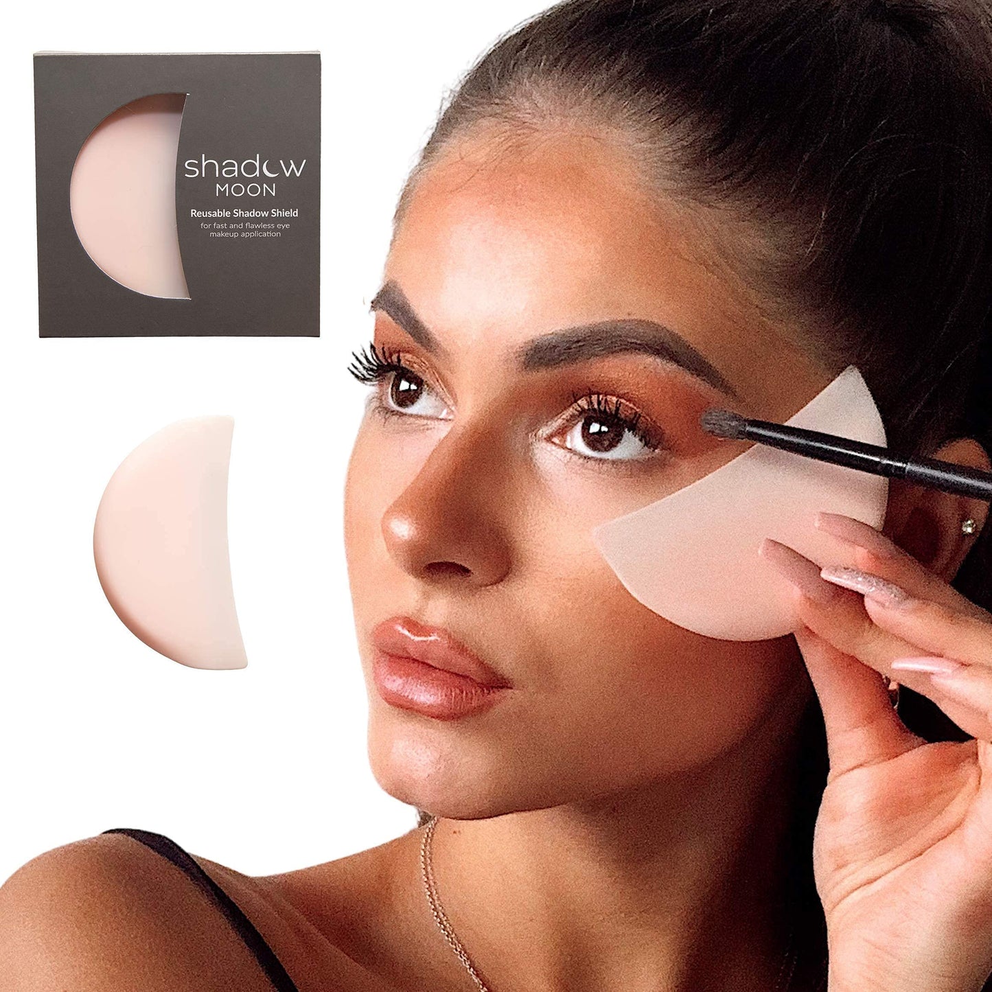 ShadowMoon - Reusable Eye Makeup Shield and Silicone Under Eye Cooling Pad for puffy eyes and perfect makeup application. Alternative to disposable… Beauty & Personal Care Shadow Moon