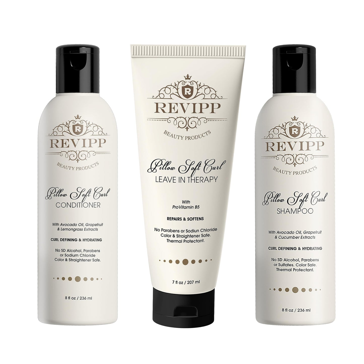REVIPP Complete Hair Therapy Bundle: Shampoo, Conditioner & Leave-In Treatment - Restore, Strengthen, and Nourish Your Hair Beauty & Personal Care Revipp Beauty Products