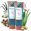 Saavy Naturals Moisturizing Body Wash for Sensitive Skin - Plant-Based & Pure with Coconut Oil, Shea Butter & Aloe Vera - Paraben-Free, Cruelty-Free Beauty & Personal Care Saavy Naturals